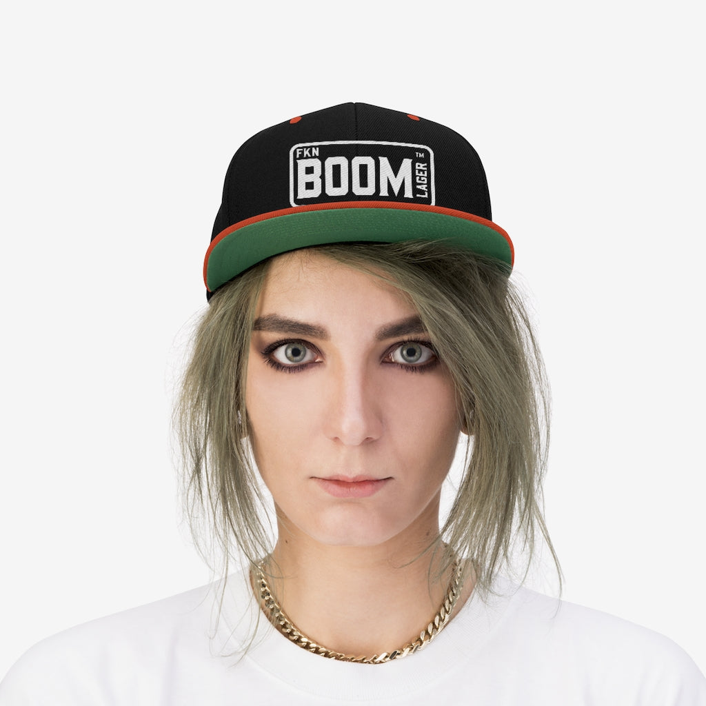 BOOM  Flat Bill Hat